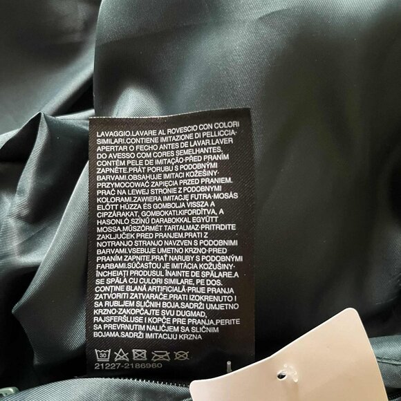 C&A Faux Fur Jacket – Green – Women’s Size S - Picture 6 of 7